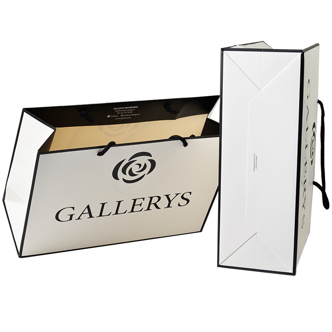 Wholesale new style high quality clothing apparel cosmetic paper shopping bag raw materials of paper bag making custom paper bag