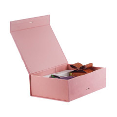 Costom Luxury Magnetic Closure Paper Flat Foldable Gift Box for Clothes Packaging