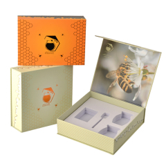 Cardboard packaging honey paper gift box with your own logo