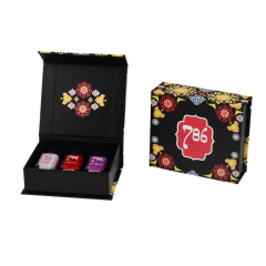 Custom paper gift set packaging set nail polish box with insert