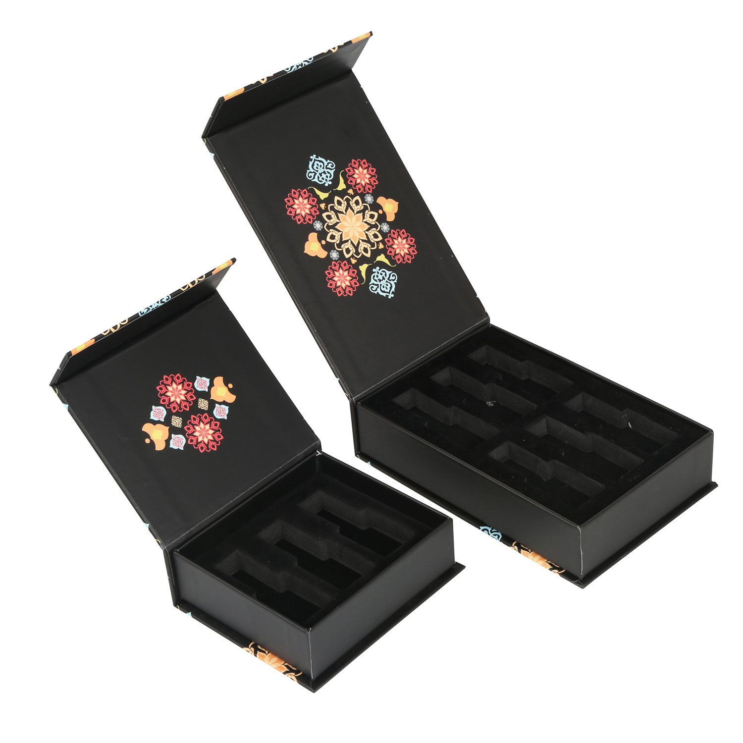 Custom paper gift set packaging set nail polish box with insert