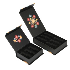 Custom paper gift set packaging set nail polish box with insert