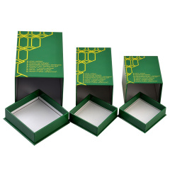 Luxury custom bottle paper packaging gift comb bee honey box