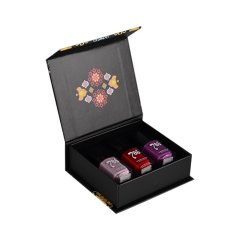 Custom paper gift set packaging set nail polish box with insert