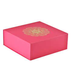 Luxury custom printing cardboard folding wedding gift box
