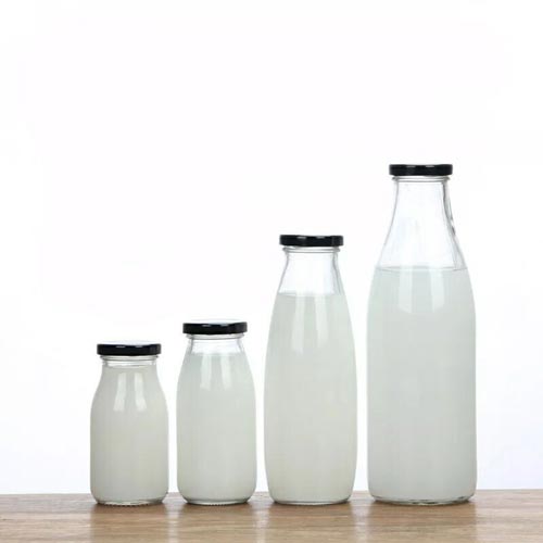 100ml 200ml 250ml 500ml 1000ml Milk Glass Bottle