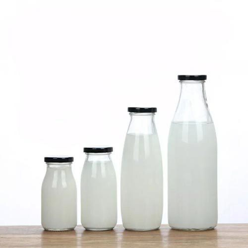 100ml 200ml 250ml 500ml 1000ml Milk Glass Bottle