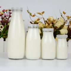 100ml 200ml 250ml 500ml 1000ml Milk Glass Bottle