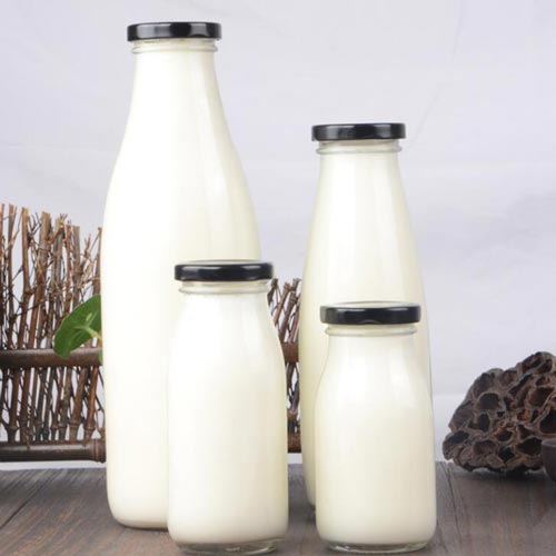 100ml 200ml 250ml 500ml 1000ml Milk Glass Bottle