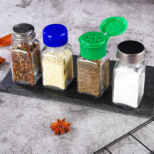 80ml 120ml Spice Seasoning Bottle With Different Caps