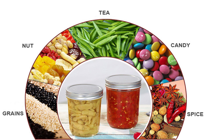 100ml 200ml 250ml 300ml 350ml 400ml 500ml 650ml Mason Jar