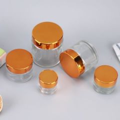 5g 10g 15g 20g 30g 50g 100g Clear Face Cream Glass Jar
