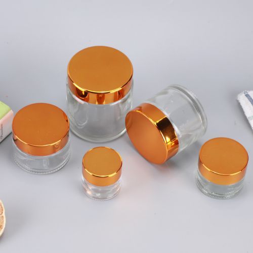 5g 10g 15g 20g 30g 50g 100g Clear Face Cream Glass Jar