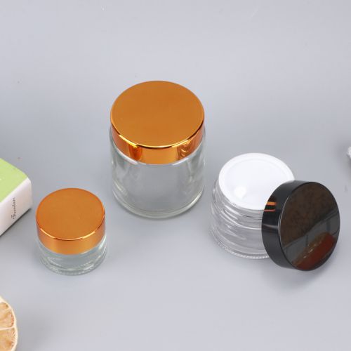 5g 10g 15g 20g 30g 50g 100g Clear Face Cream Glass Jar