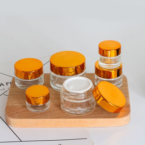 5g 10g 15g 20g 30g 50g 100g Clear Face Cream Glass Jar