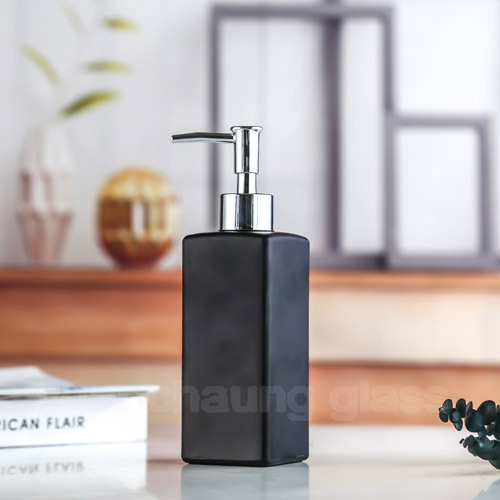 350ml Glass Bottle for Hand Sanitizer Shampoo