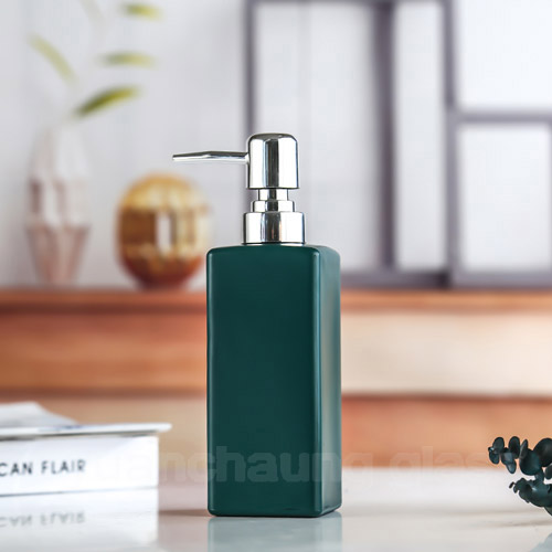 350ml Glass Bottle for Hand Sanitizer Shampoo