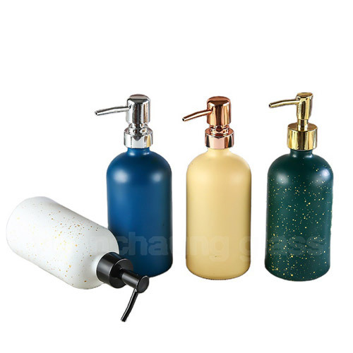 500ml Glass Bottle for Hand Sanitizer Shampoo