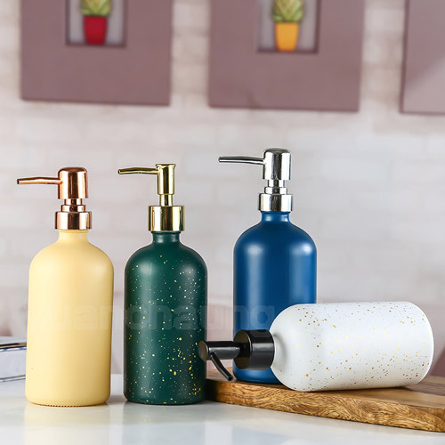 500ml Glass Bottle for Hand Sanitizer Shampoo
