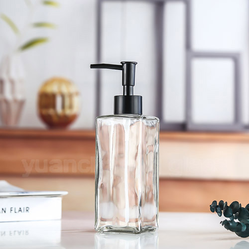 350ml Glass Bottle for Hand Sanitizer Shampoo