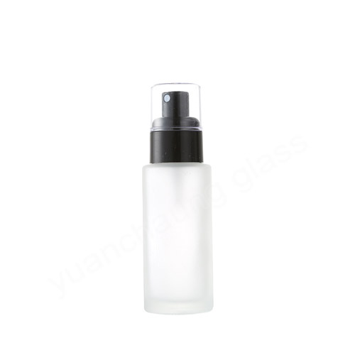 20ml 30ml 40ml 50ml 60ml 100ml 120ml Glass Lotion Serum Bottle With Two Pump Heads for Spraying and Pressing