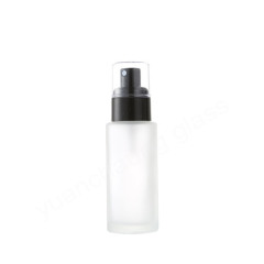 20ml 30ml 40ml 50ml 60ml 100ml 120ml Glass Lotion Serum Bottle With Two Pump Heads for Spraying and Pressing