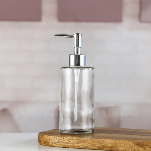 350ml Glass Bottle for Hand Sanitizer Shampoo