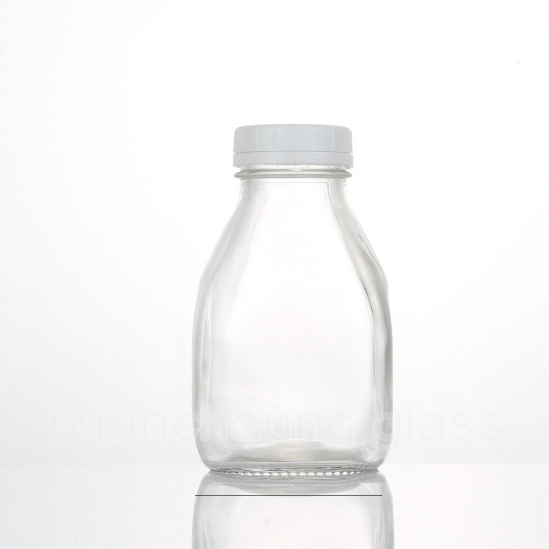 300ml 400ml 500ml 1000ml Glass Milk Bottle