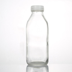 300ml 400ml 500ml 1000ml Glass Milk Bottle