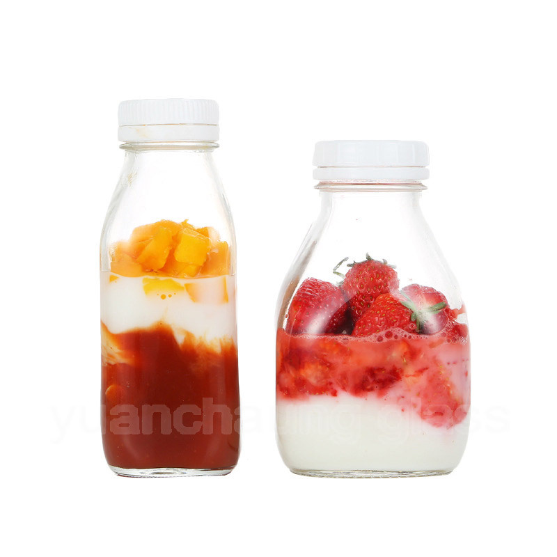 300ml 400ml 500ml 1000ml Glass Milk Bottle
