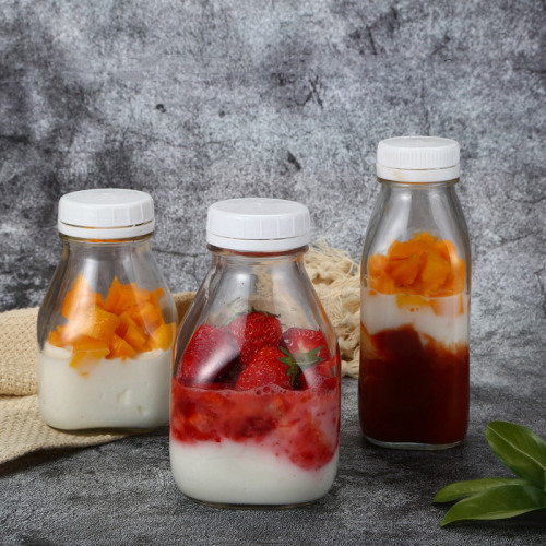 300ml 400ml 500ml 1000ml Glass Milk Bottle
