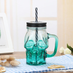 500ml Skull Shape Mason Jar