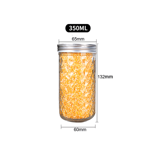 100ml 200ml 250ml 300ml 350ml 500ml 650ml Mason Jar for Jam Honey Pickle