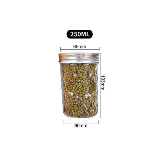 100ml 200ml 250ml 300ml 350ml 500ml 650ml Mason Jar for Jam Honey Pickle