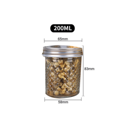 100ml 200ml 250ml 300ml 350ml 500ml 650ml Mason Jar for Jam Honey Pickle