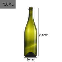 187ml 375ml 750ml 1500ml Green Brown Clear Rrosted Wine Bottle