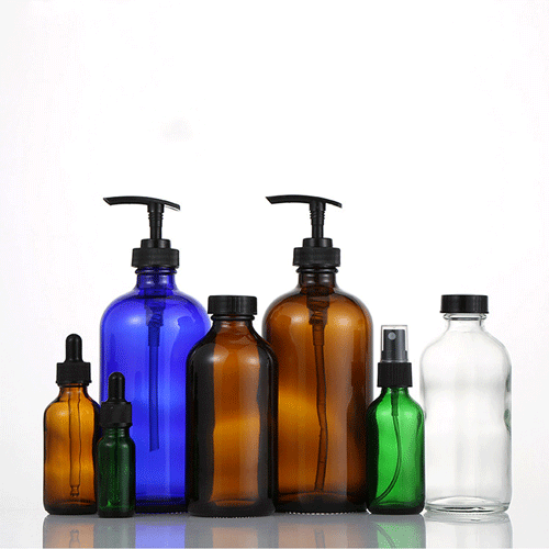 15ml 30ml 60ml 120ml 240ml 500ml 1000ml Boston Hand Sanitizer Lotion Essential Oil Glass Bottle