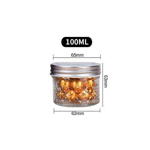 100ml 200ml 250ml 300ml 350ml 500ml 650ml Mason Jar