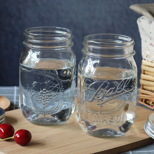 500ml 780ml Mason Jar with Straw