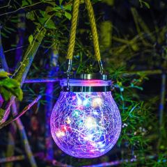 Christmas Ball Glass Gift Solar Lights Decorations Outdoor