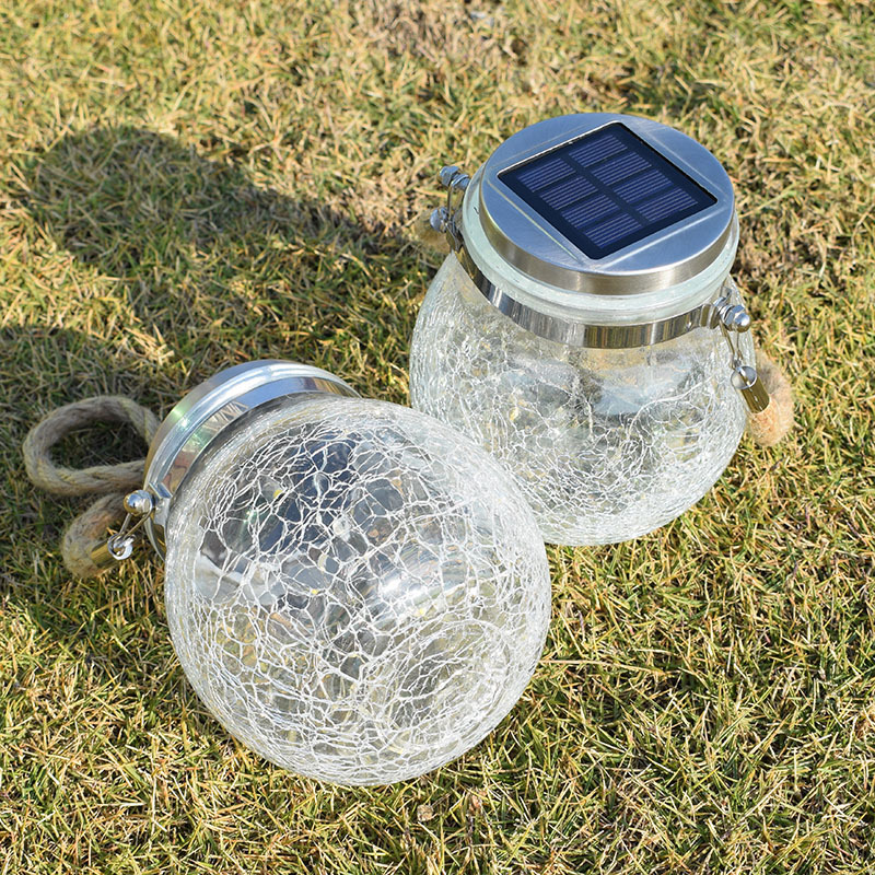 Christmas Ball Glass Gift Solar Lights Decorations Outdoor