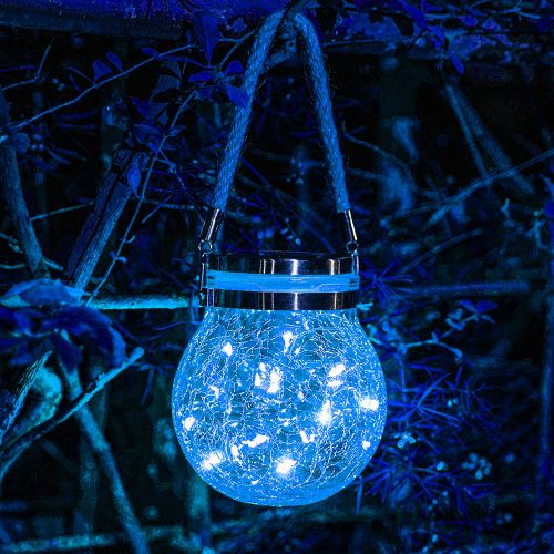 Christmas Ball Glass Gift Solar Lights Decorations Outdoor