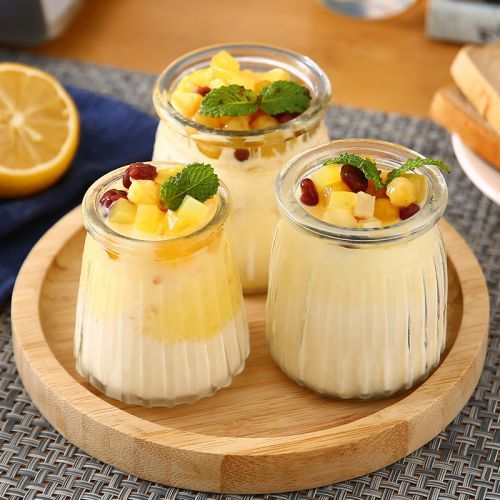 100ml 150ml 200ml Pudding Jelly Yogurt Glass Jar