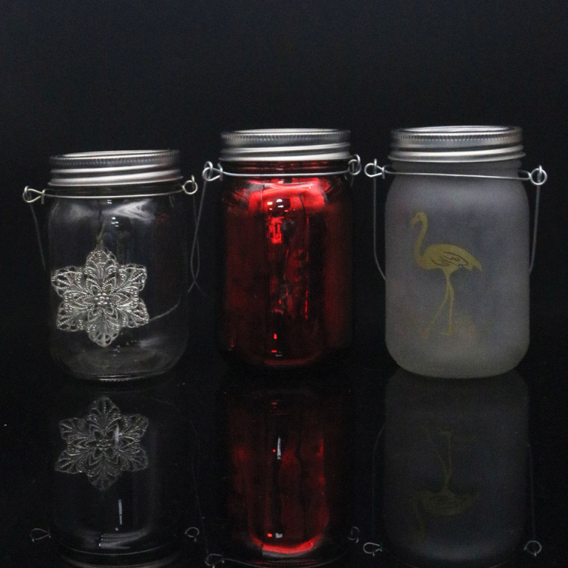Mason Jar Glass Bottle Light for Christmas, Halloween or Other Festival