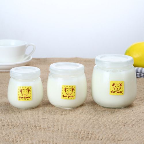 100ml 200ml 300ml 3oz 6oz 10oz Round Yoga Pudding Jelly Jam Glass Jar