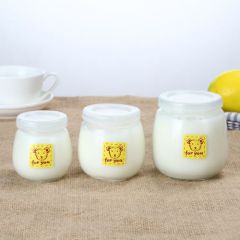 100ml 200ml 300ml 3oz 6oz 10oz Round Yoga Pudding Jelly Jam Glass Jar
