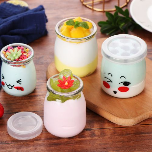 100ml 150ml 200ml Glass Jelly Pudding Yogurt Jar