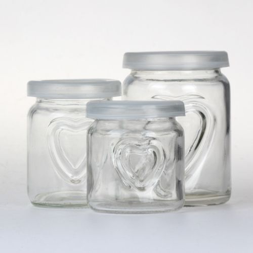 100ml 150ml 250ml Pudding Jelly Yoga Glass Jar with Lid