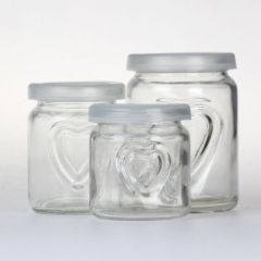 100ml 150ml 250ml Pudding Jelly Yoga Glass Jar with Lid