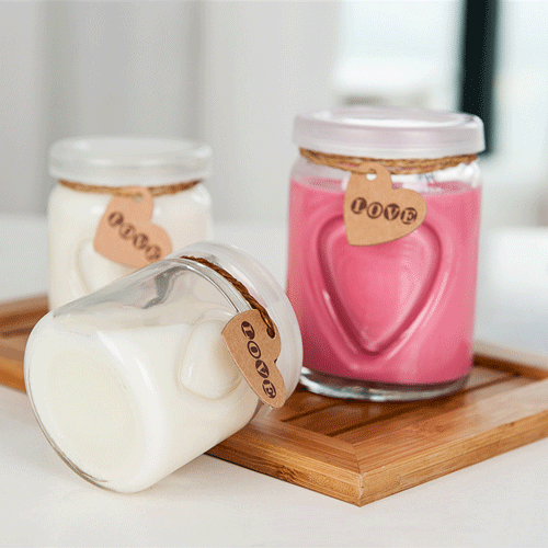 100ml 150ml 250ml Pudding Jelly Yoga Glass Jar with Lid